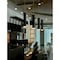 Besa Lighting Cafe 18 Pendant, White/Frost, Black Finish, 1x50W Halogen 1XT-CAFE18WF-BK - alternate 2